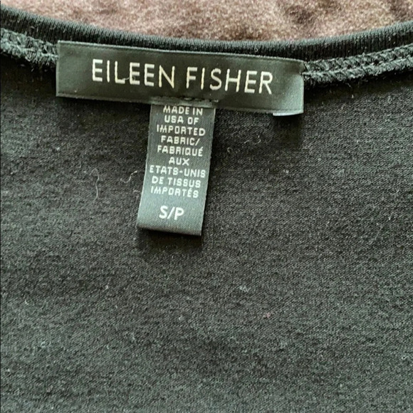 {Eileen Fisher} Black Tunic, like new Sz Small - Picture 5 of 6